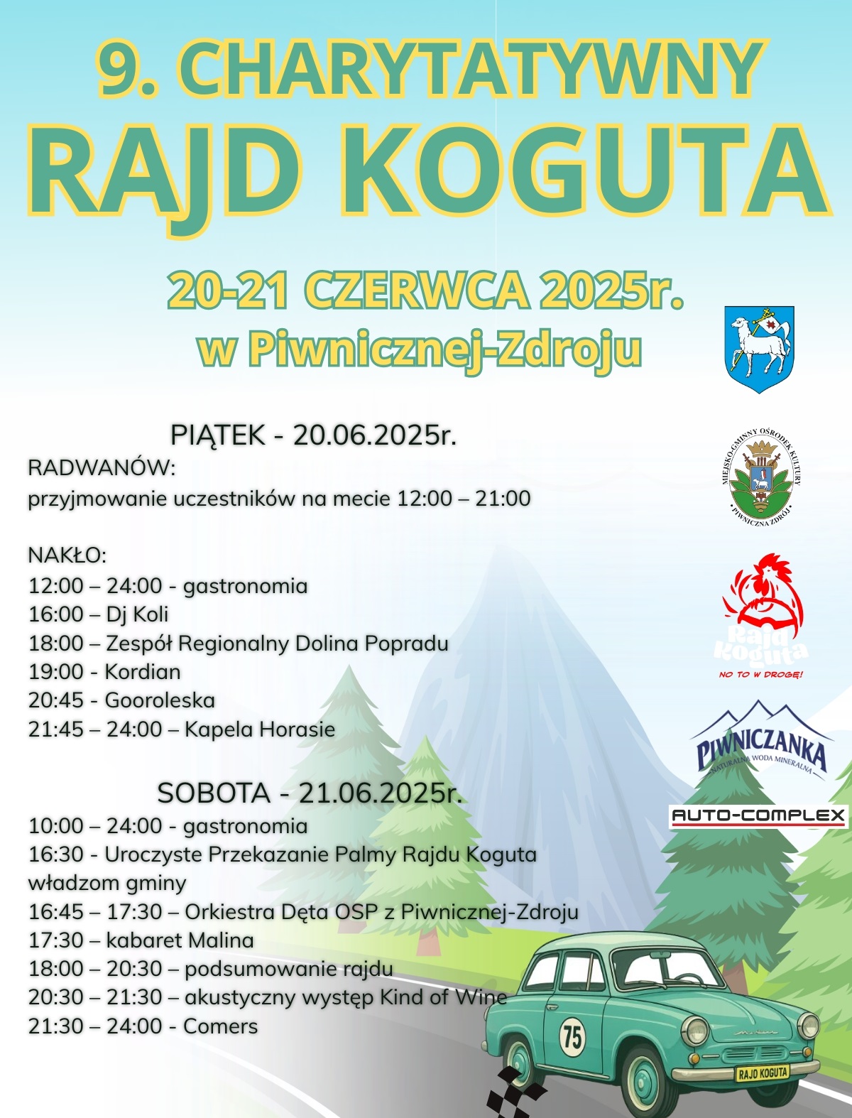 Rajd Koguta 2025 | META w Piwnicznej-Zdrój