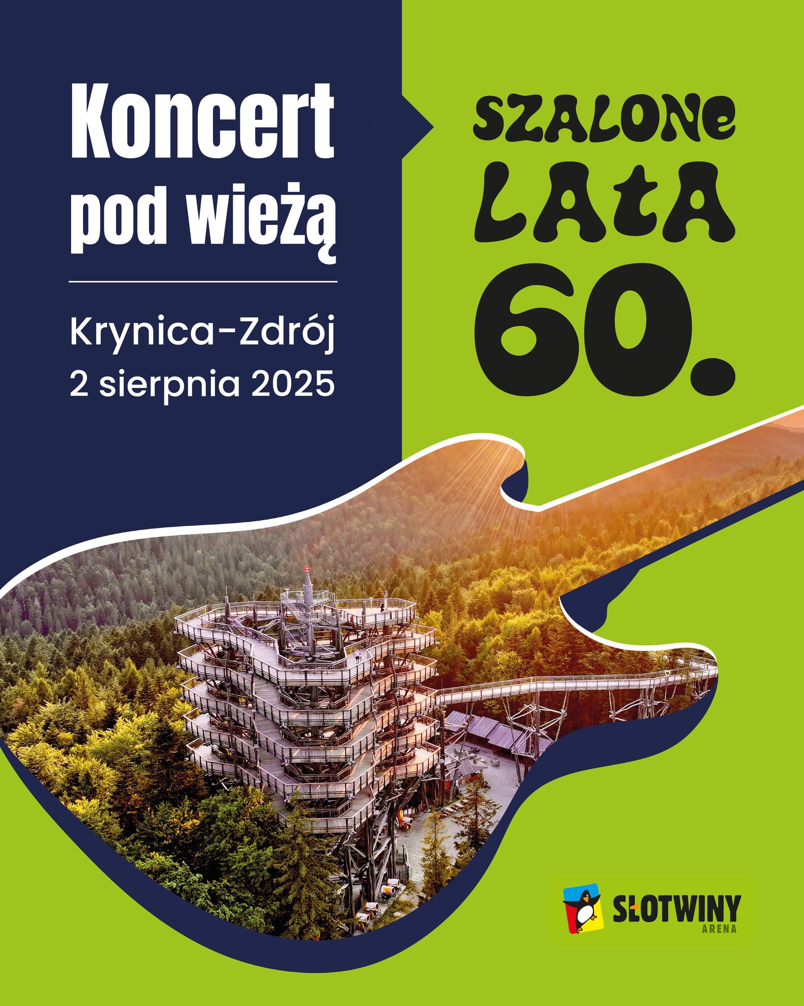 Szalone Lata 60-te – Koncert pod Wieżą w Krynicy-Zdroju!
