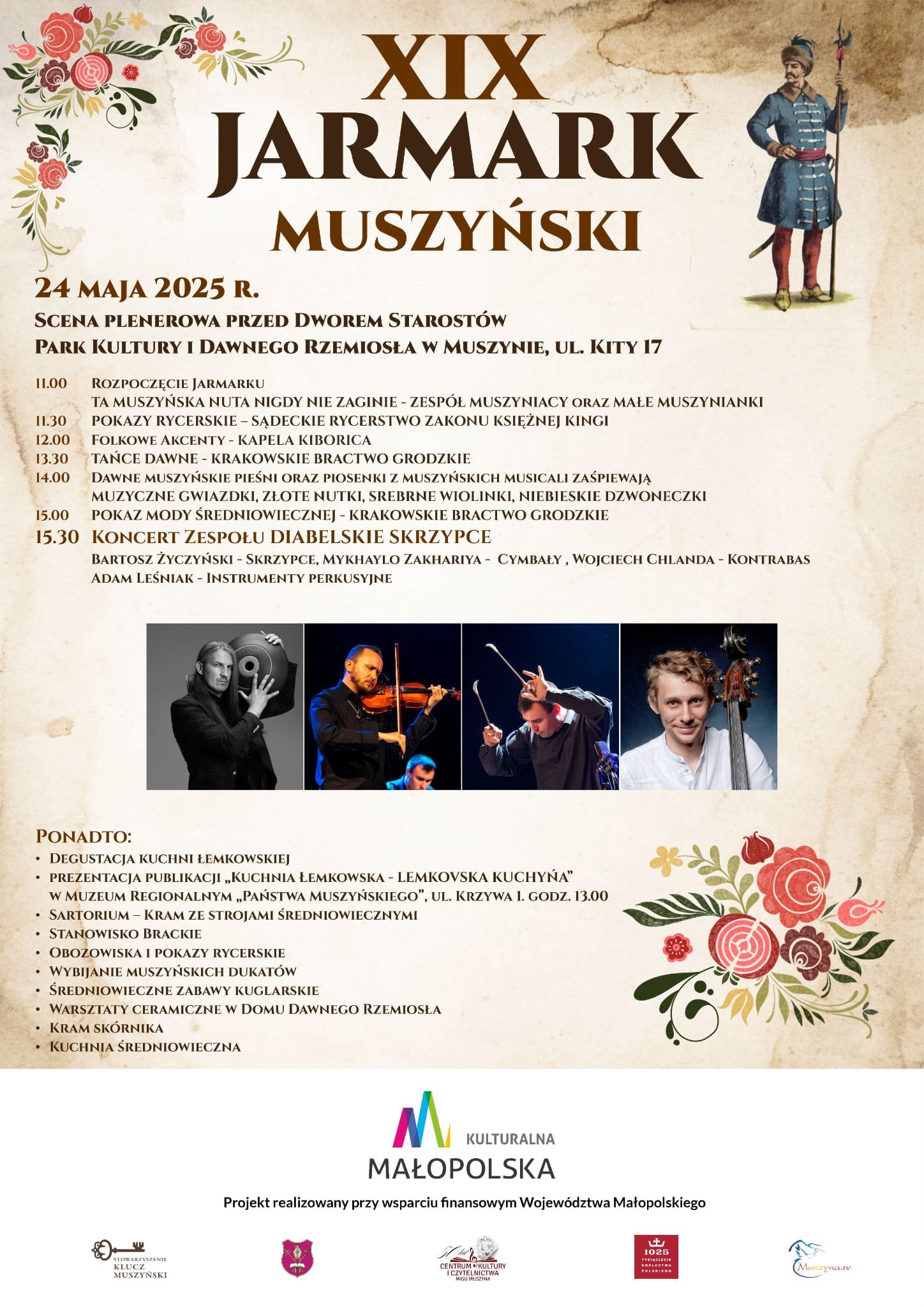 XIX Jarmark Muszyński oraz warsztaty kuchni łemkowskiej wraz z degustacją