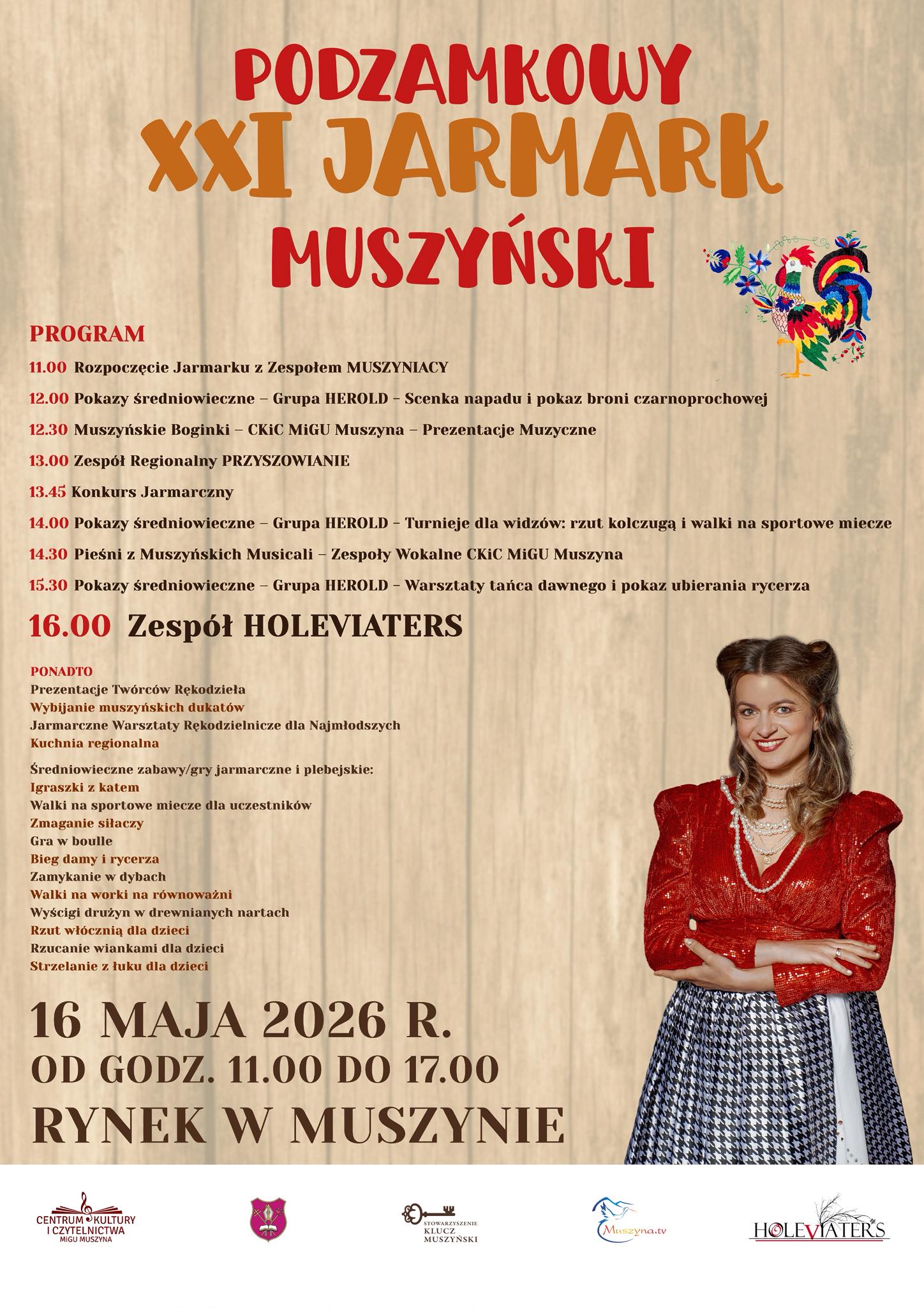 XXI Podzamkowy Jarmark Muszyński już 16 maja 2026 roku!