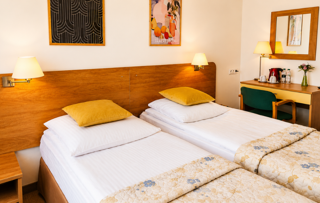 Pokój dwuosobowy w Hotelu Activa*** Pokój dwuosobowy w Hotelu Activa***